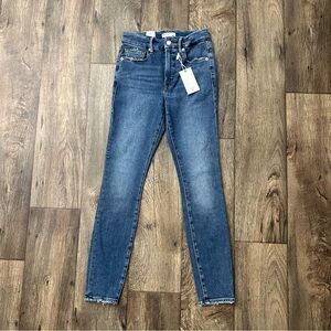 Good American Skinny Extra Stretch Blue Denim Jeans Women’s Size 00 / 24